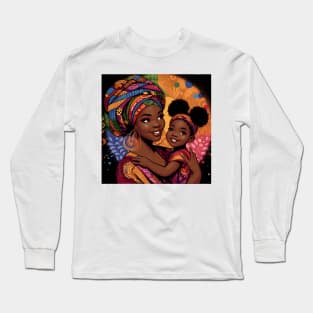 Afrocentric Mother And Baby Long Sleeve T-Shirt